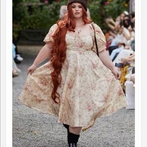 NEW Selkie Renaissance Girl Tea rose  Dress Size 6X